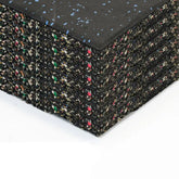 25mm Odourless Commercial Rubber Flooring Gym Mats 1m*1m